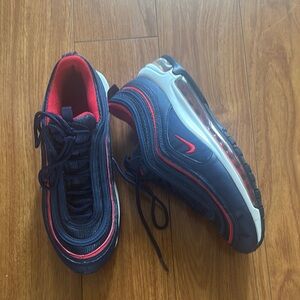 Nike Blue and Red Sneakers